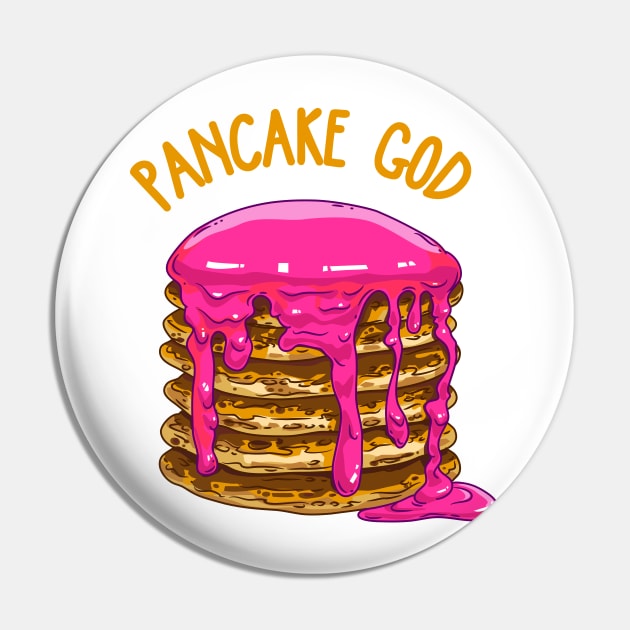 Pancake God Pin by Anydudl