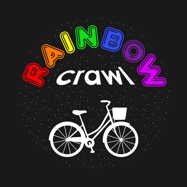 Rainbow Crawl Custom Design by teesbyfifi