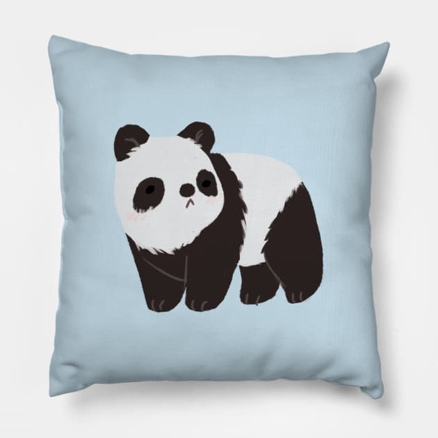 Panda Pillow by electricgale