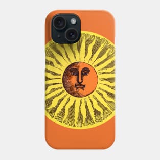 Vintage Sun, Renaissance Era Celestial Sunshine Phone Case