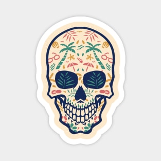 Beach skull Magnet