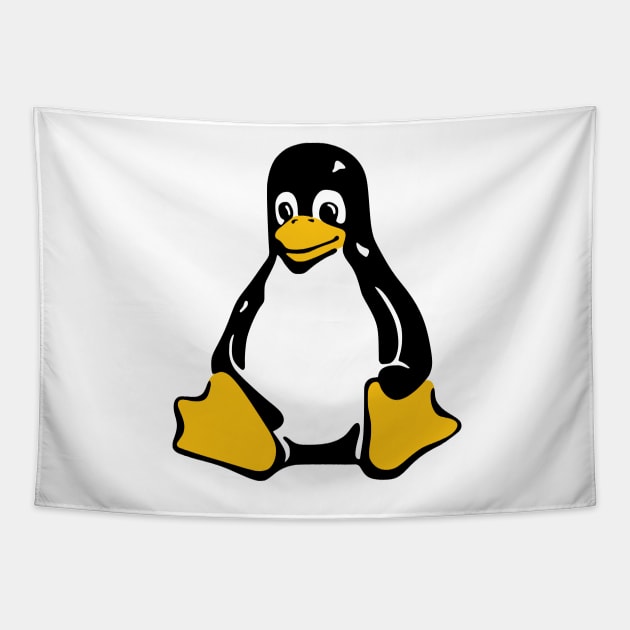 Tux 2d Tapestry by squishly