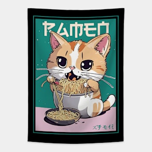 Neko Ramen Tapestry