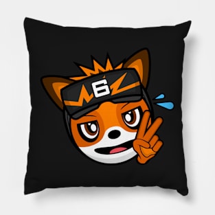 Peaceful Gamer Fox OpDaMyZr Pillow