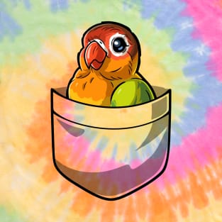 Pocket Lovebird Parrot T-Shirt T-Shirt