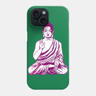 Buddha (purple) Phone Case