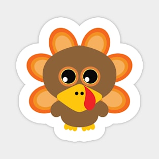 🦃 Adorable baby Turkey (boy) Magnet