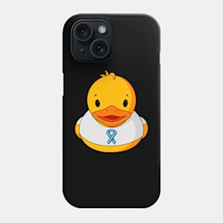 Prostate Cancer Awareness Rubber Duck Phone Case