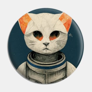 Astro Kitten Pin