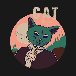 CAT BOY, Band Merchandise, Cat Design T-Shirt