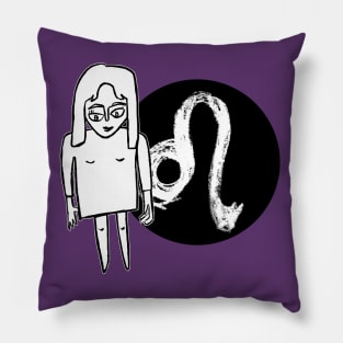 Leo Zodiac Woman, Leo Girl Pillow