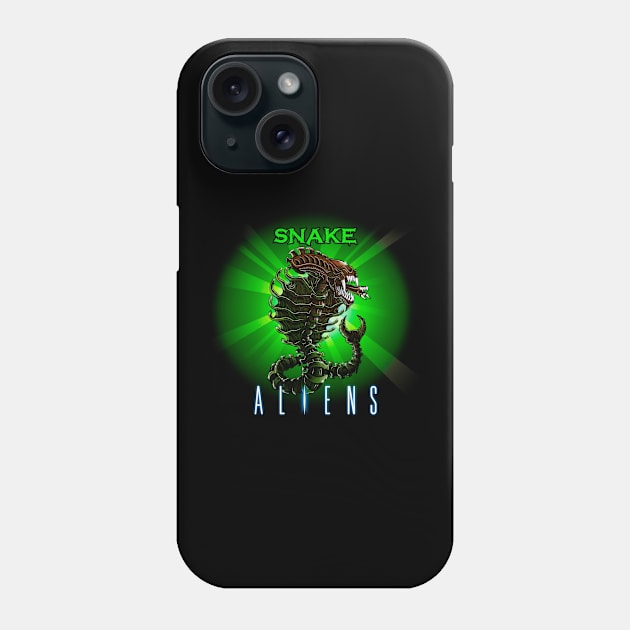 Snake Alien Phone Case by Ale_jediknigth