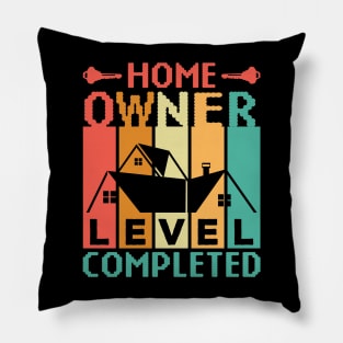 New homeowner Level Completed Pillow