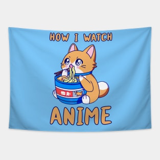 Fueled By Ramen, Kawaii Cat Shirt, Anime Kitten T-Shirt, Nerd Cat Shirt, Anime Cat Apparel, Kawaii Animal Gift, Kawaii Cat T-Shirt, Korean Noodle Shirt, Kawaii Anime Shirt, Cat Ramen T-Shirt, Cute Asian Food Tee, Ramen Kitten Tees, Ramen Cat Clothing Tapestry