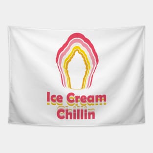 Ice Cream Chillin Girls and Women Tapestry