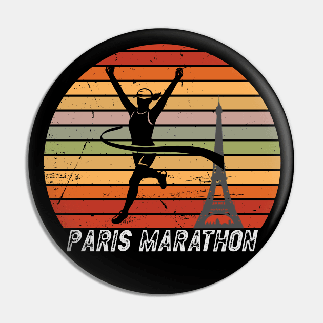 Female Marathon Runner Pin by Miozoto_Design