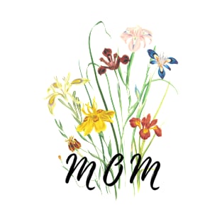Mothers day water color flowers T-Shirt
