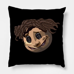 Wybie fake smile Pillow