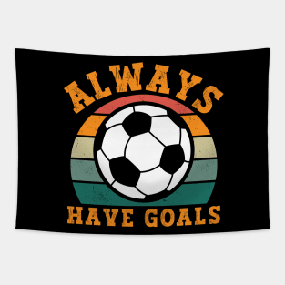 Retro Soccer Tapestry