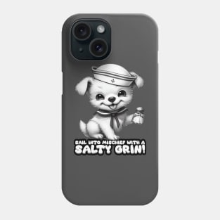 sail into mischief with salty grin Phone Case