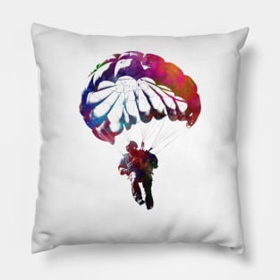 Paratrooper sport art #paratrooper Pillow