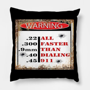 Gun Enthusiast Bullet Shooting Range Enthusiast Pillow