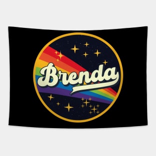 Brenda // Rainbow In Space Vintage Style Tapestry