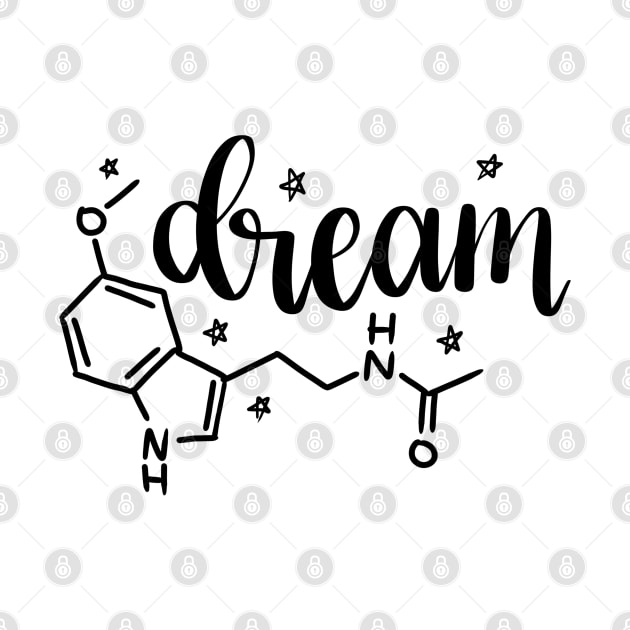 Dream Melatonin Molecule Structure by the-bangs