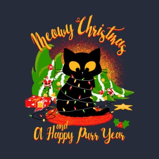 Meowy Christmas T-Shirt