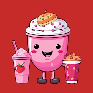 kawaii Ice cream  T-Shirt cute Candy food gilrl T-Shirt