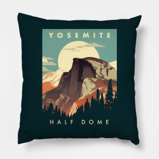 Yosemite National Park Half Dome Pillow