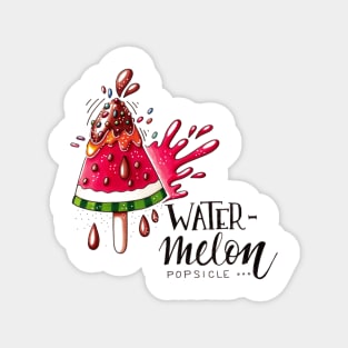 Watermelon popsicle Magnet