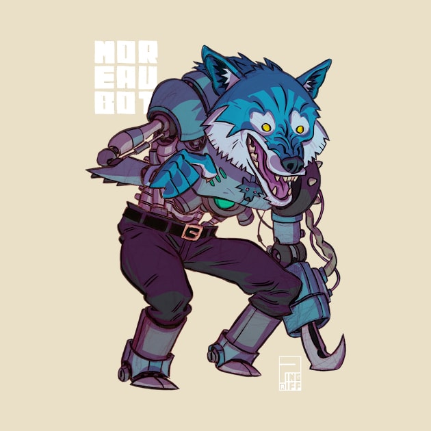 moreau-bot wolf by PINGriff 