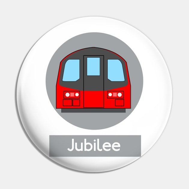 London Underground Subway Jubilee Pin by 2createstuff