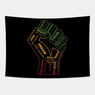 Black Leaders Inspiration BLM Black History Month Tapestry