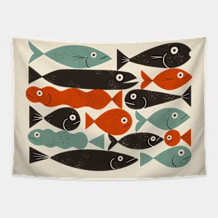 Fish Shapes Tapestry