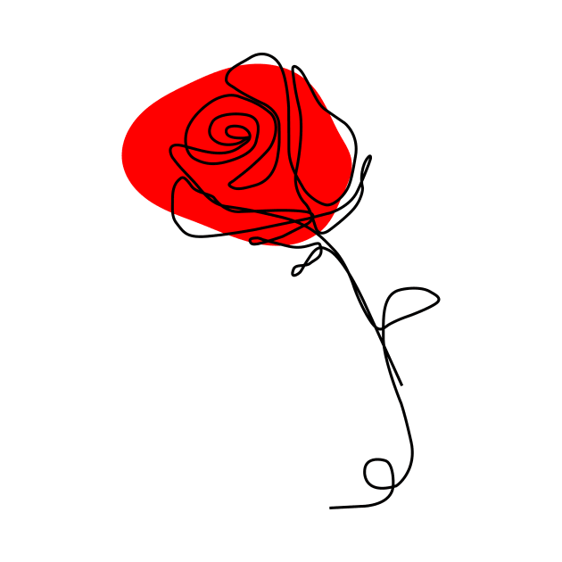 Red Rose flower by EmmaZo