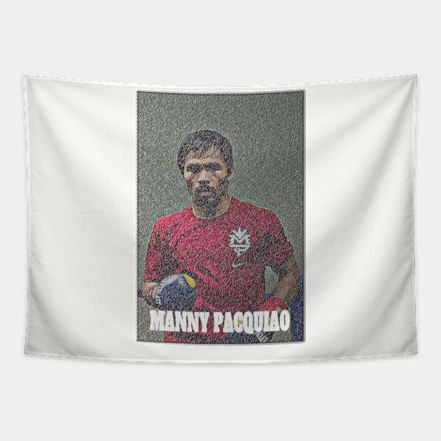 Manny Pacquiao Tapestry by mobilunik