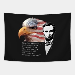 Abraham Lincoln Quote 1 Tapestry