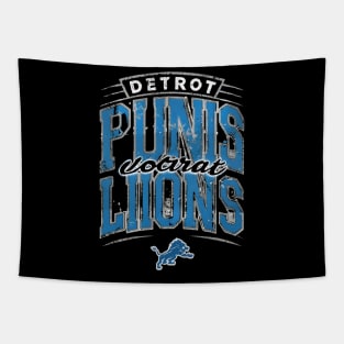 Detroit lions Tapestry