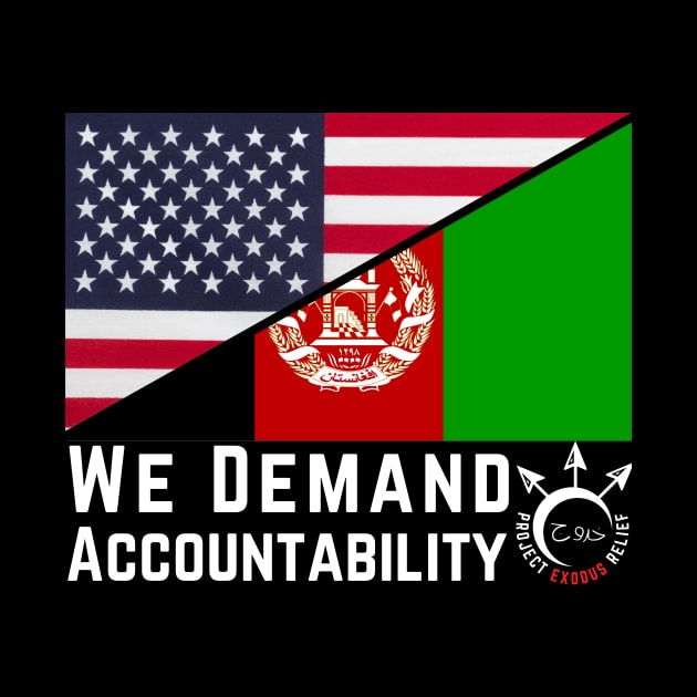 PER 52 white text DEMAND ACCOUNTABILITY by Pro Exodus Relief 