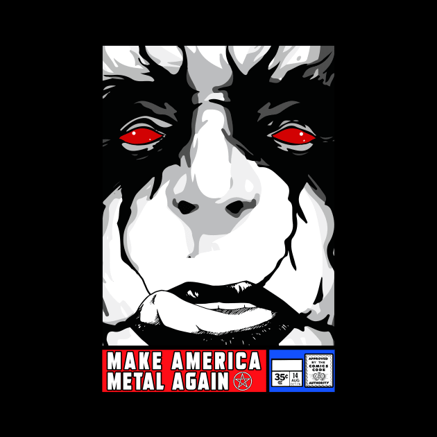 MAKE AMERICA METAL AGAIN COMIC by theanomalius_merch