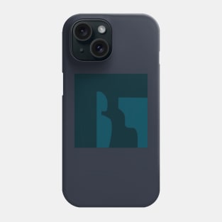 a silhouette and someone's shadow Phone Case