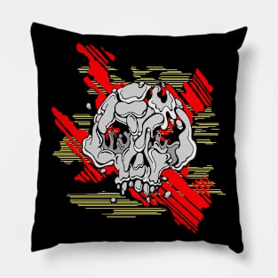 Bubble Skull Pillow