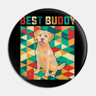 Best Buddy Labrador Pin