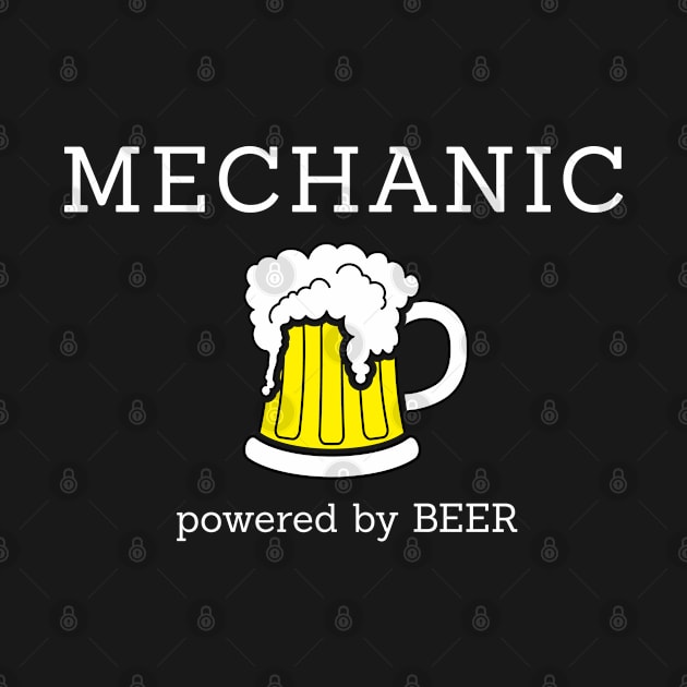 Mechanic powered by beer by Florin Tenica