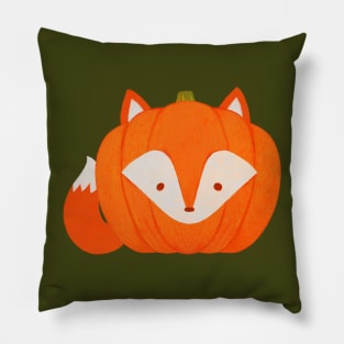 Pumpkin Fox Pillow