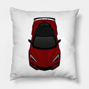 C8 Dark-red Pillow