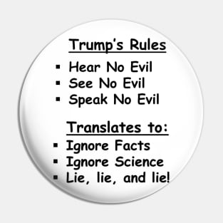 Trump's rules Pin