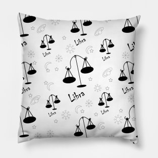 Libra ,3, Zodiac, Astrology, Horoscope, Stars, Sun-and-moon, Birthday, Valentines-day, Holidays, xmas, valentines, valentines-gift, valentinesday, Pillow